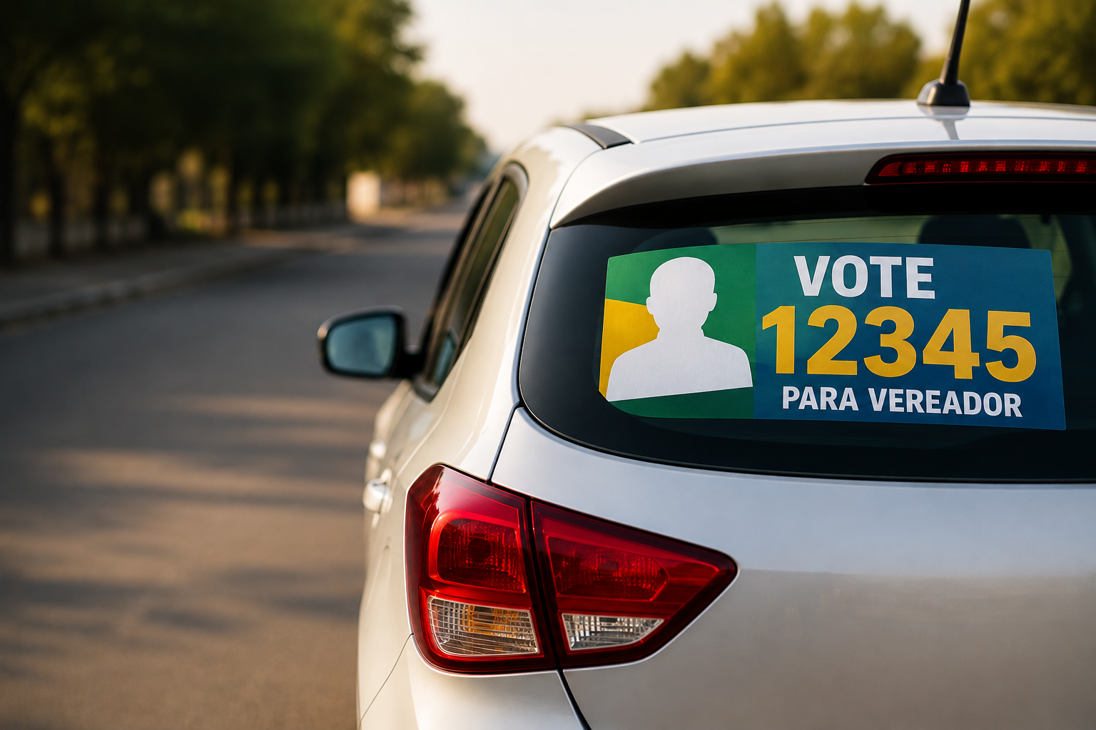 Adesivo de campanha eleitoral no carro pode afetar cobertura do seguro; entenda