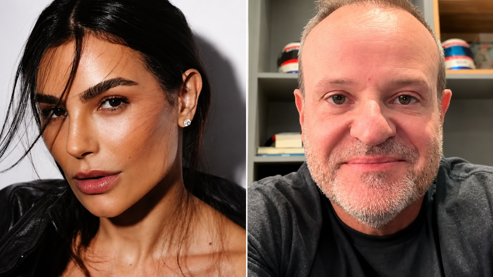 Cíntia Chagas confirma namoro com Rubens Barrichello durante viagem à Itália