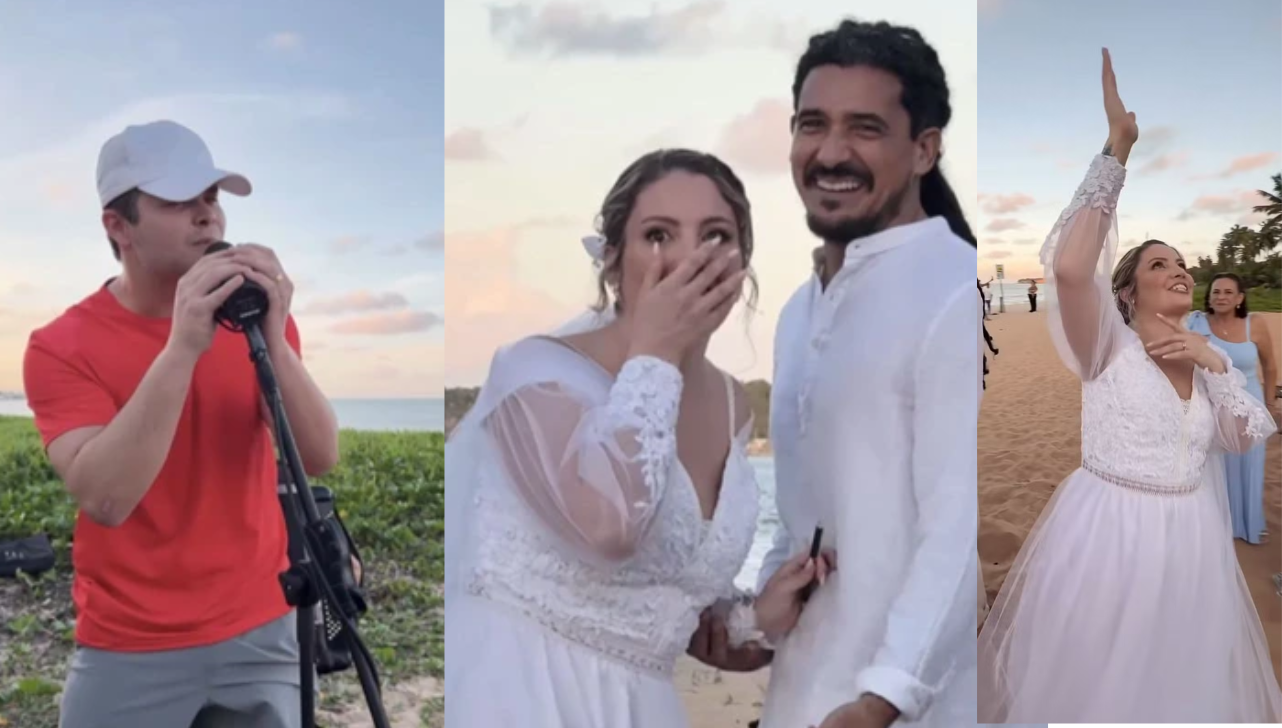 Matheus, da dupla com Kauan, faz surpresa e canta para