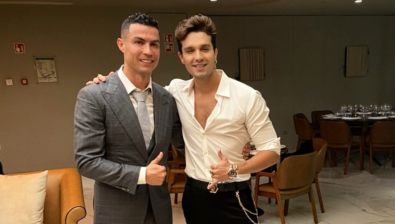 Cristiano Ronaldo irá transmitir o show do Luan Santana ao